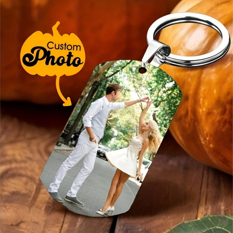 Pet Portrait Custom - Llavero Personalizado con Foto a Doble