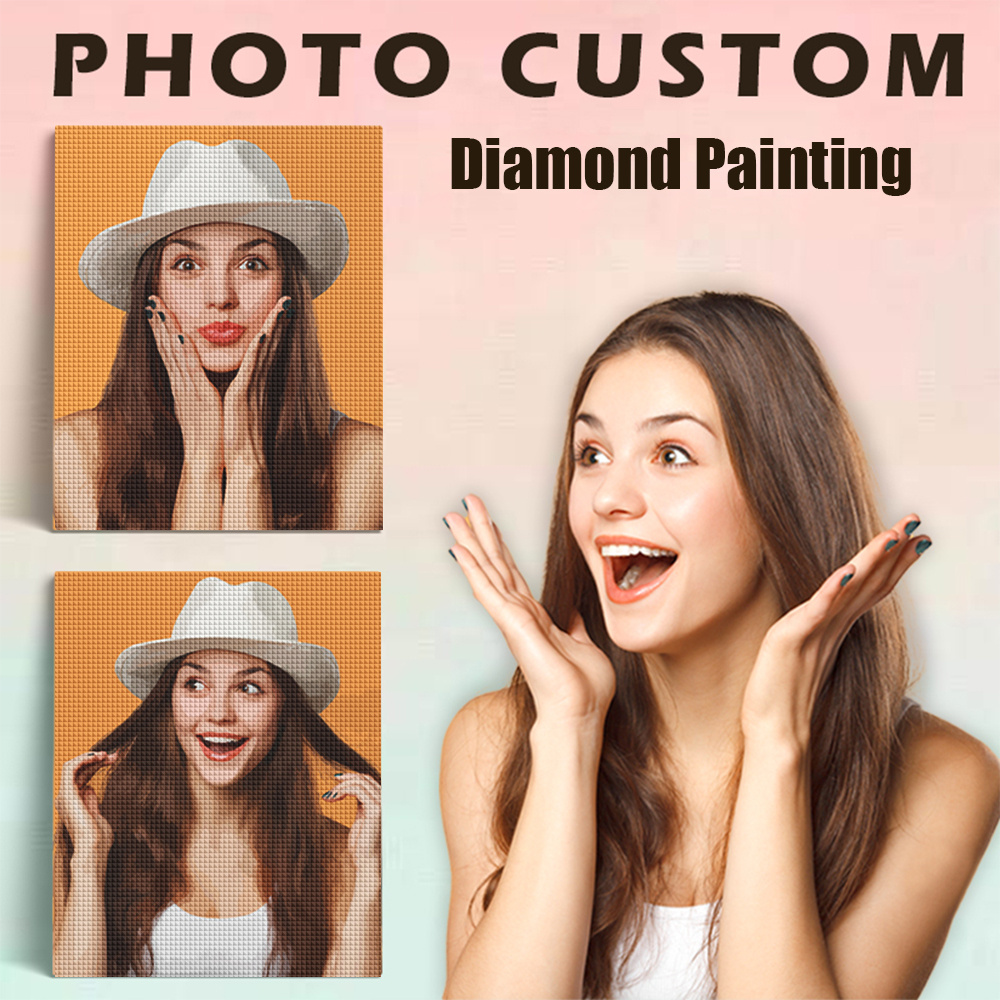 Photo Mosaic Print - Pintura de Diamantes Redondos Completos Evershine,