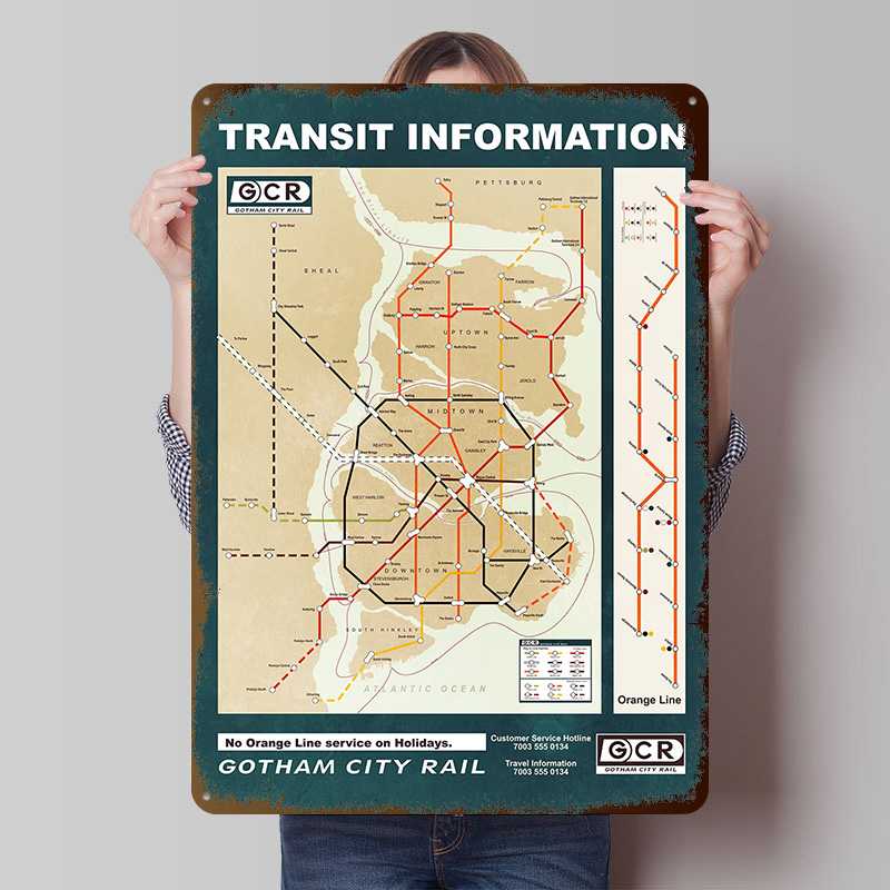 Custom Map Poster - Póster impreso con mapa de la