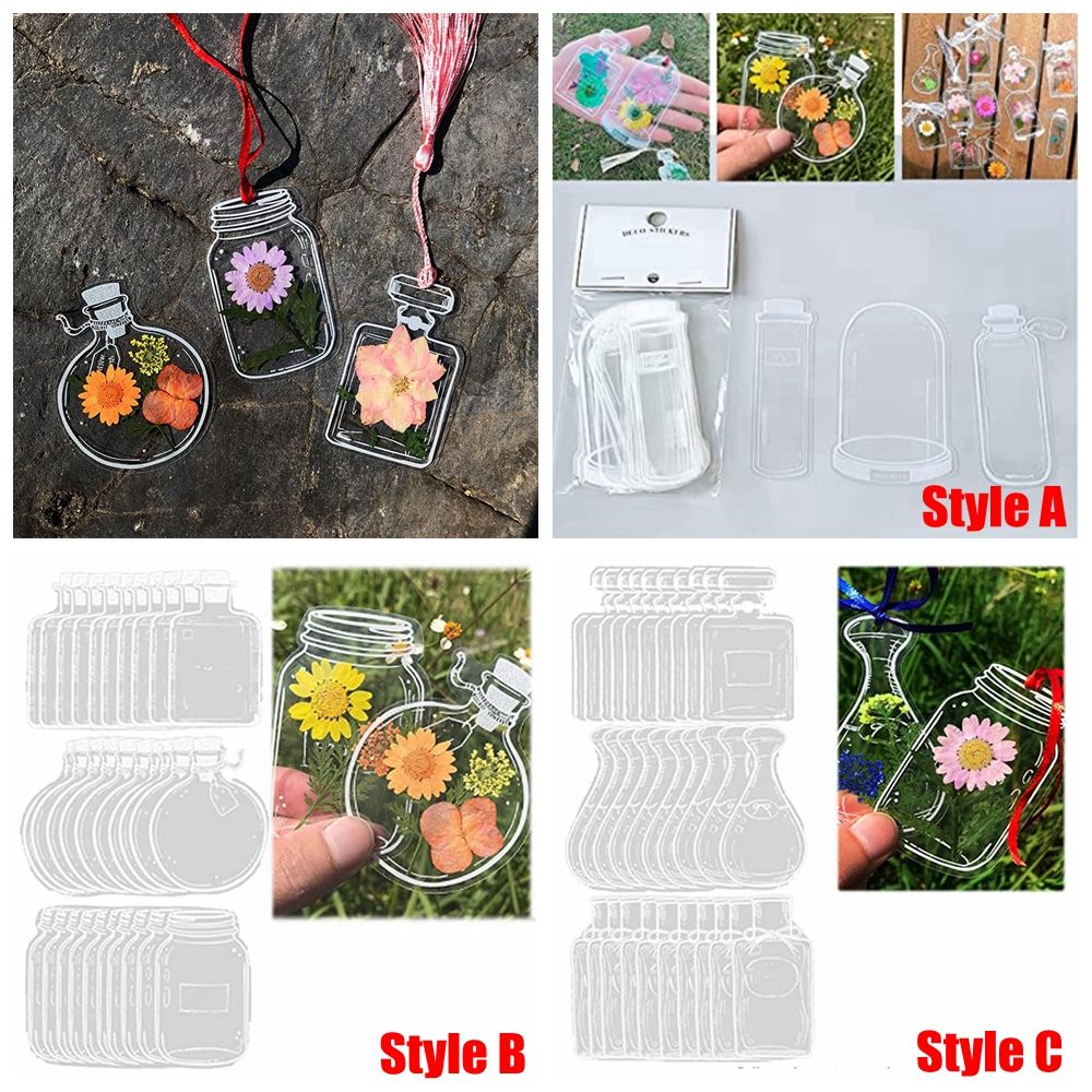 Marcapáginas de flores secas t - Dried Flower Bookmark reseña y precio