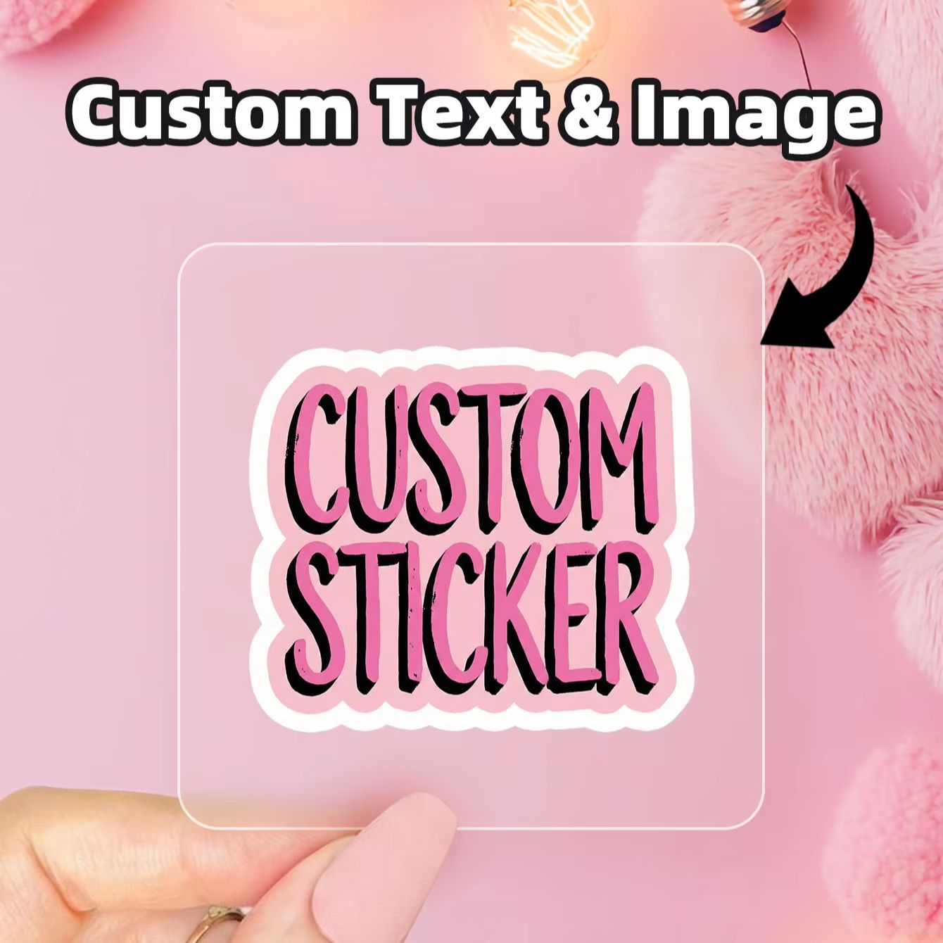 1-180 Pegatinas Cuadradas Pers - Personalised Candle Label reseña y precio