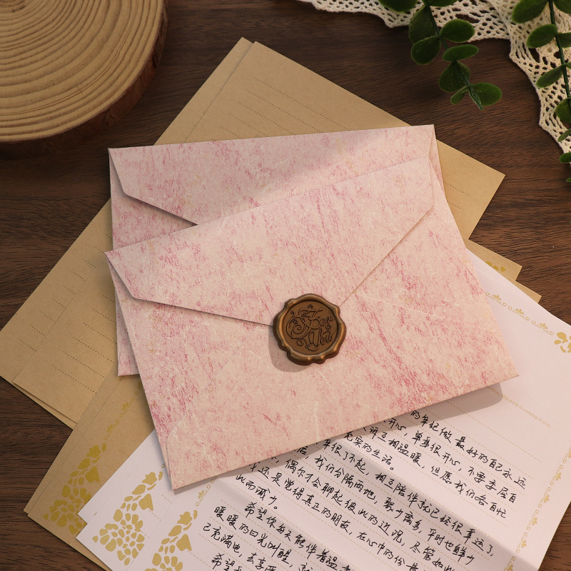 Sobre de sombra dorada, sobre  - Wax Seal Letter Kit reseña y precio