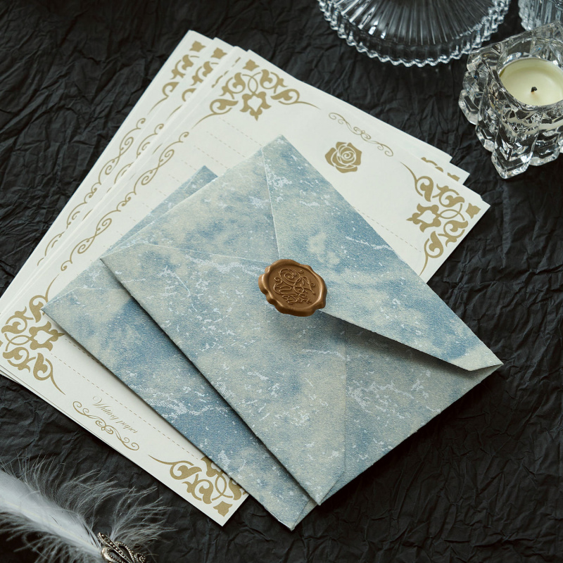 Sobre de sombra dorada, sobre  - Wax Seal Letter Kit reseña y precio