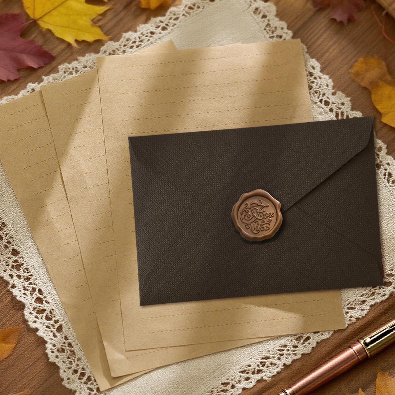 Juego de 22 Piezas de Papel pa - Wax Seal Letter Kit reseña y precio