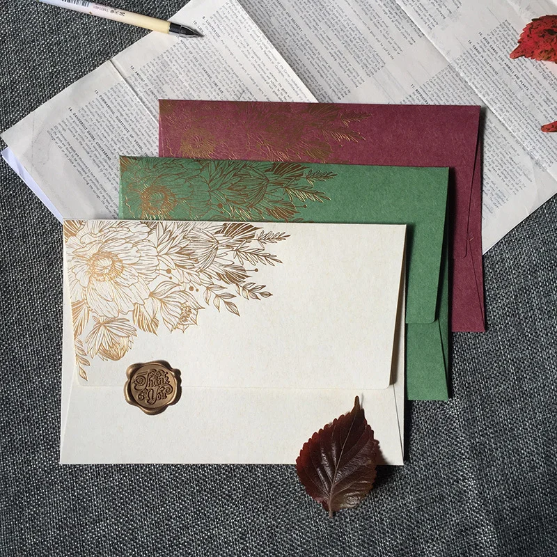 10 unids/paquete de sobres de  - Wax Seal Letter Kit reseña y precio