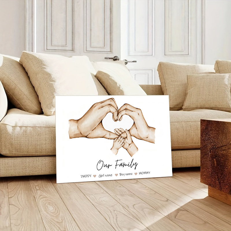 Póster personalizado de mano f - Personalized Name Box reseña y precio