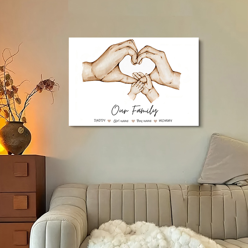 Póster personalizado de mano f - Personalized Name Box reseña y precio