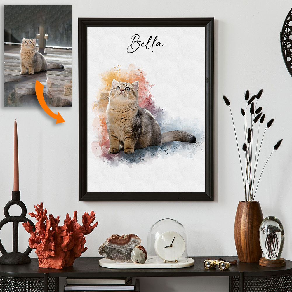 Retrato de mascota personaliza - Pet Portrait Custom reseña y precio