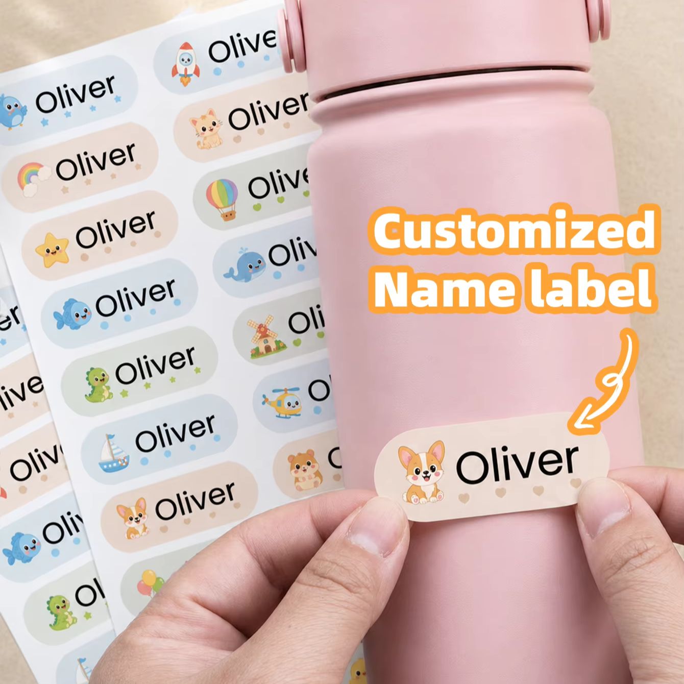 1-400 pegatinas personalizadas - Personalised Candle Label reseña y precio