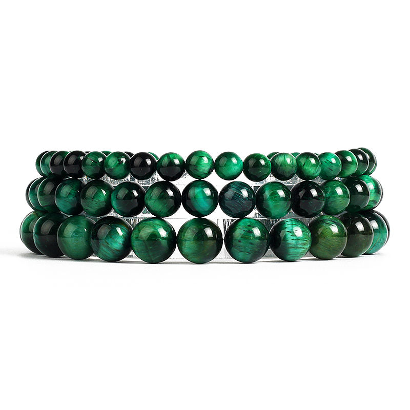 Pulsera de ojo de tigre verde  - Coordinates Bracelet reseña y precio