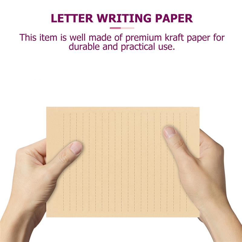 50/100 hojas A5 papel Kraft Vi - Wax Seal Letter Kit reseña y precio