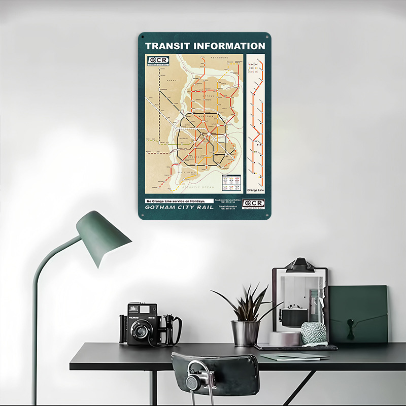 Póster impreso con mapa de la  - Custom Map Poster reseña y precio