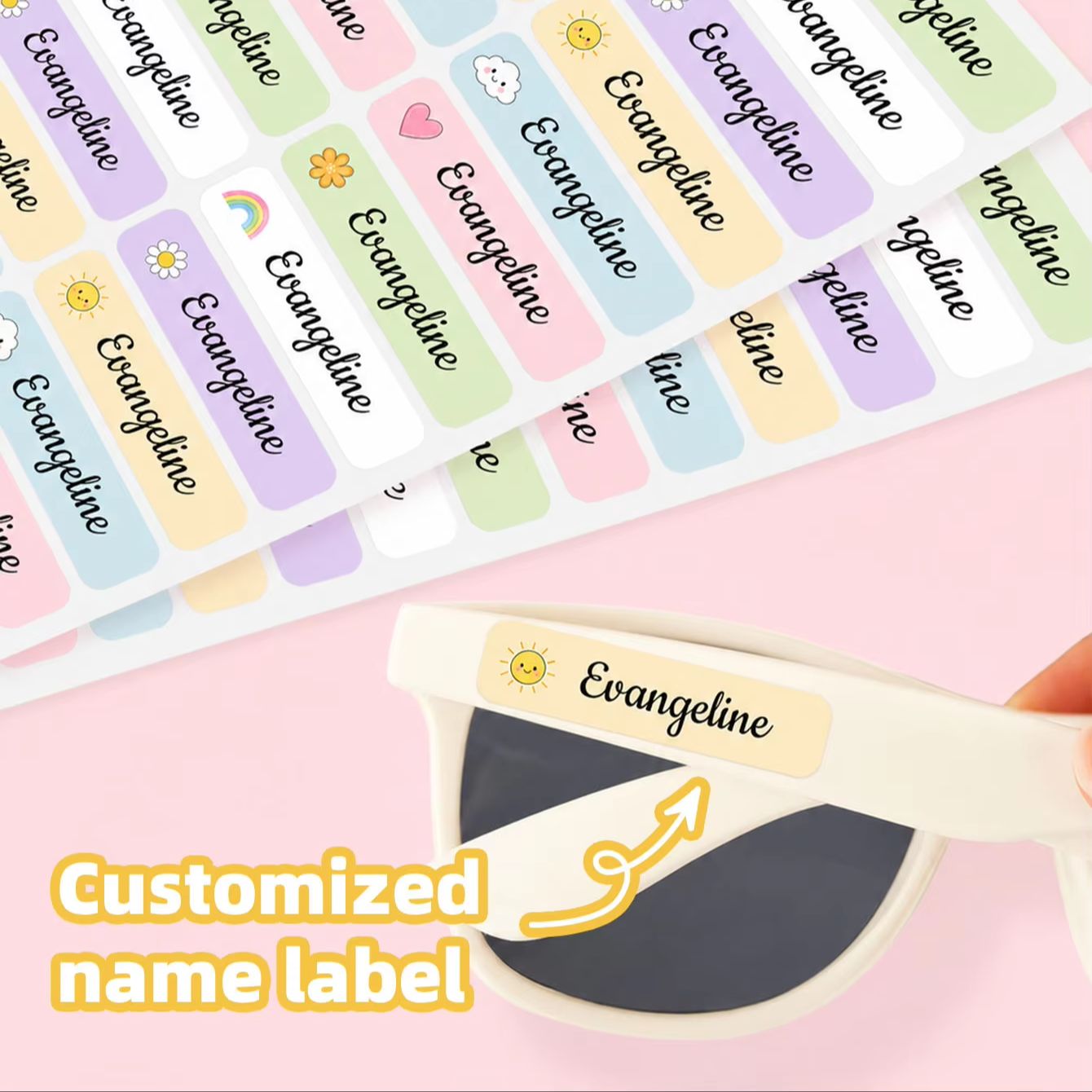 1-300 Etiquetas Personalizadas - Personalized Name Box reseña y precio