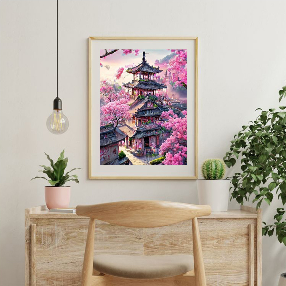 Momoart-pintura de paisaje de  - Photo Mosaic Print reseña y precio