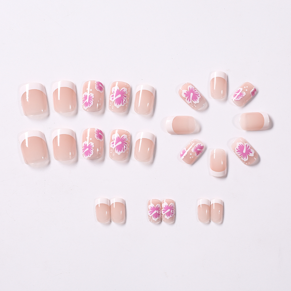 24 Uds uñas postizas de flores - Pressed Flower Art reseña y precio