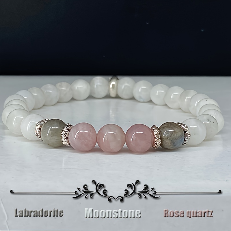 1 pulsera de piedra lunar, lab - Coordinates Bracelet reseña y precio